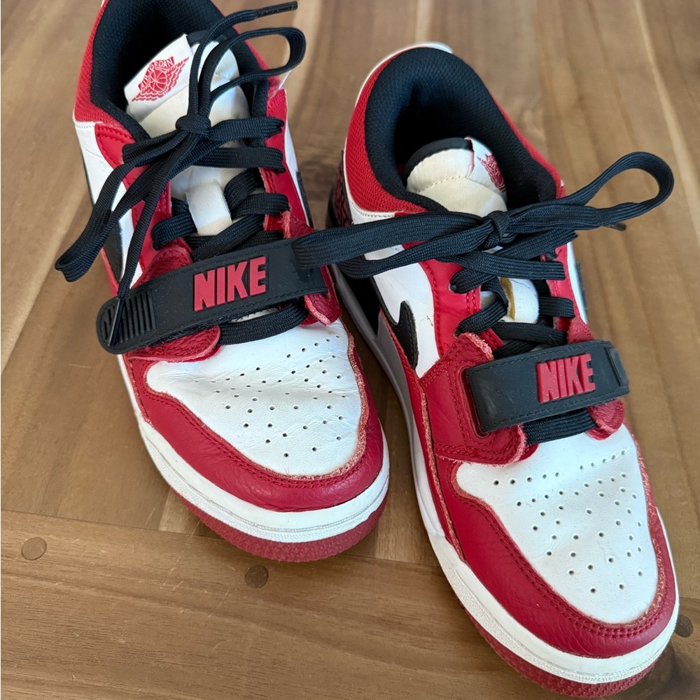 Nike Jordan Kids' Red & White Low-Top Sneakers